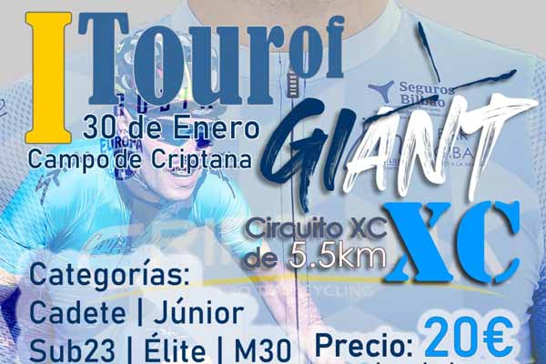 Criptana Pro Team Cycling presenta el I Tour of Giant, prueba que tendrá como escenario principal la Sierra de los Molinos