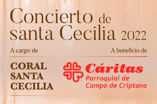 La Coral Santa Cecilia celebra la festividad de su santa con un concierto benéfico