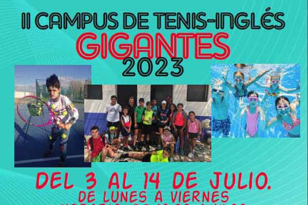 El Club de Tenis Gigantes celebra la segunda edición de su campus de verano