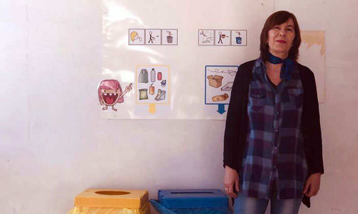 Mercedes Sánchez Ruiz, profesora en el CEE María Auxiliadora desde hace 37 años
